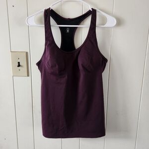 VSX Victoria's Secret Deep Purple Racerback Tank Top Size L